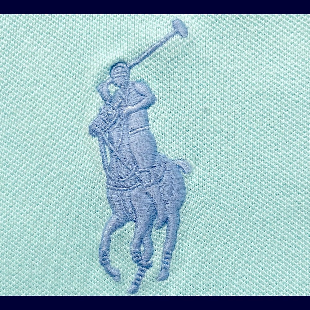 POLO by Ralph Lauren Cotton Mesh Polo Shirt sz Medium -EUC - Picture 3 of 4